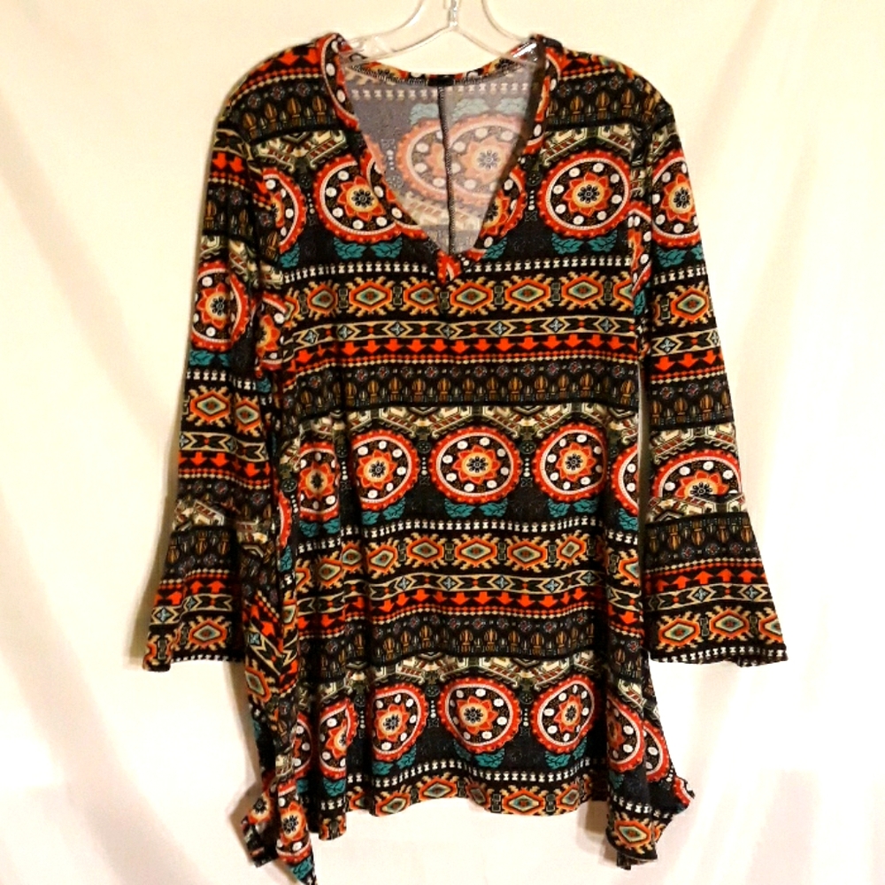 Tunic XL, Gently Worn. Cute pattern